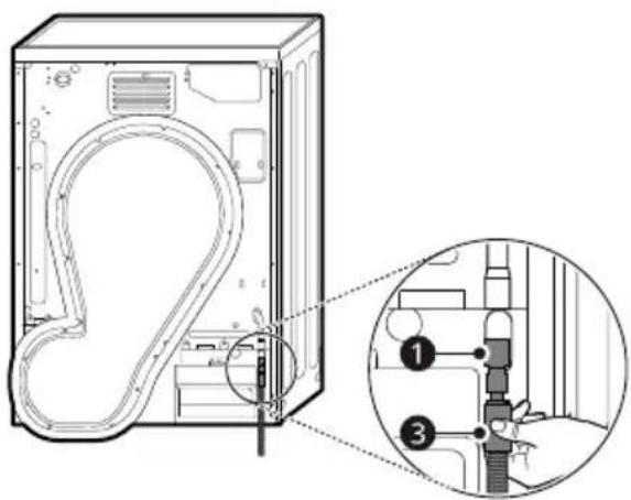 LG RH9X76WH - Installer le tuyau de vidange optionnel - 2