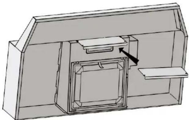 Forno FRHUC520030 - ÉTAPE 8 (ventilation externe uniquement) Fixation de l'évent/du volet et de la pièce du panneau - 3