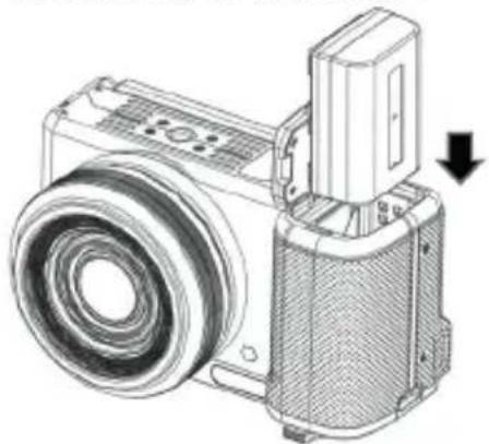 AGFAPHOTO Realishot C110 - Installation et chargement de la batterie - 1