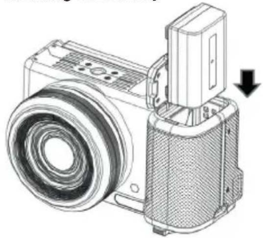 AGFAPHOTO Realishot C110 - INSTALLING THE BATTERY &amp; CHARGING - 1