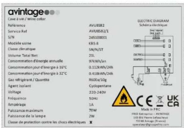 AVINTAGE AVU8S82 - EPREL - 1