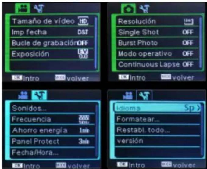 Prixton DV609 - Alternância do modo - 3