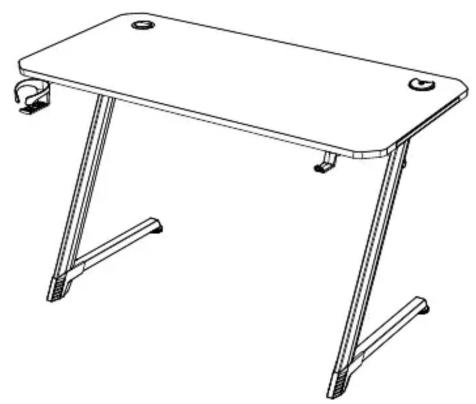 SPIRIT OF GAMER HEADQUARTER 250 - HEADQUARTER GAMING DESK 250 - 2