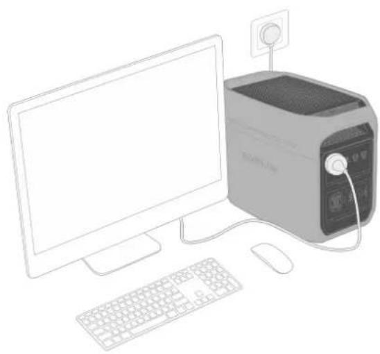 ECOFLOW DELTA 3 Max Plus - Commutation automatique de l'alimentation : alimentation de secours de l'appareil - 1