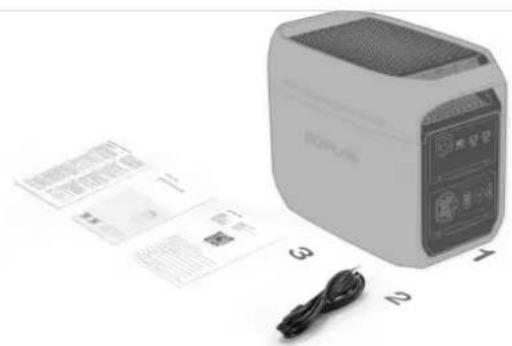 ECOFLOW DELTA 3 Max Plus - Contenu de l'emballage - 1