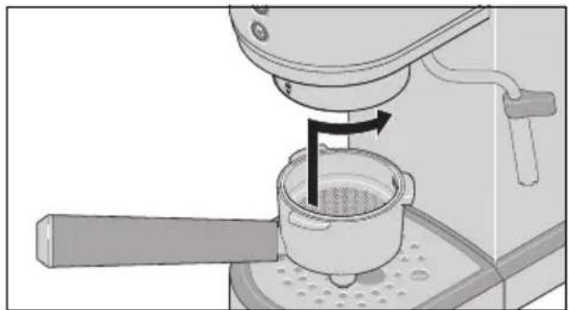 SILVERCREST SEMS 1350 A2 - Préchauffage du filtre et de la tête de percolateur (flush) - 1