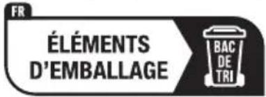 FR ÉLÉMENTS D'EMBALLAGE BAC DE TRI