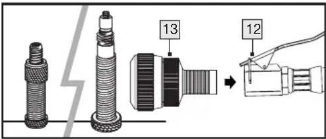 PARKSIDE PMK 1100 A1 - Z adapterem zaworu, igłą do kuli, adapterem uniwersalnym - 1
