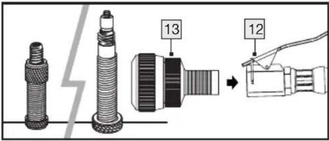 PARKSIDE PMK 1100 A1 - Mit Ventiladapter, Ballnadel, Universaladapter - 1
