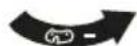 PARKSIDE PPEKS 2500 B2 - Simbolo sulla vite di serraggio catena - 1