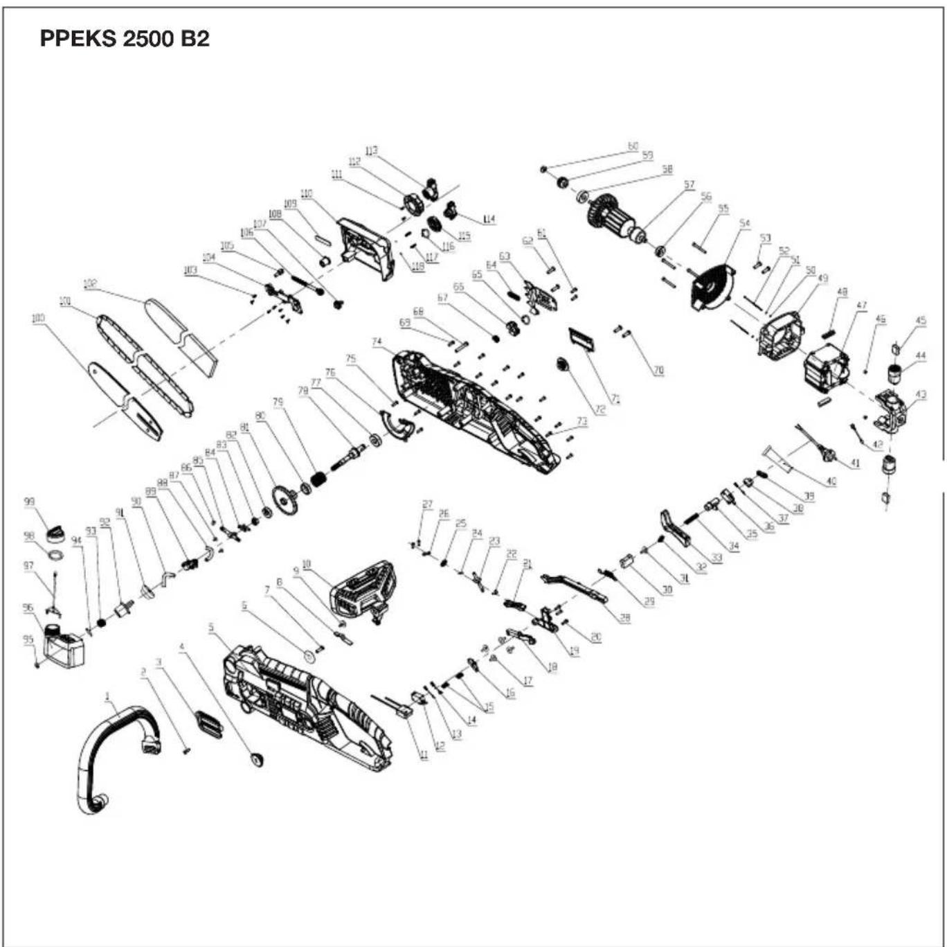 PARKSIDE PPEKS 2500 B2 - Oversættelse af den originale EU-overensstemmelseserklæringen - 4