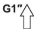 PARKSIDE PEHWW 1300 B2 - Pictogrammen en symbolen Pictogrammen op het apparaat - 7