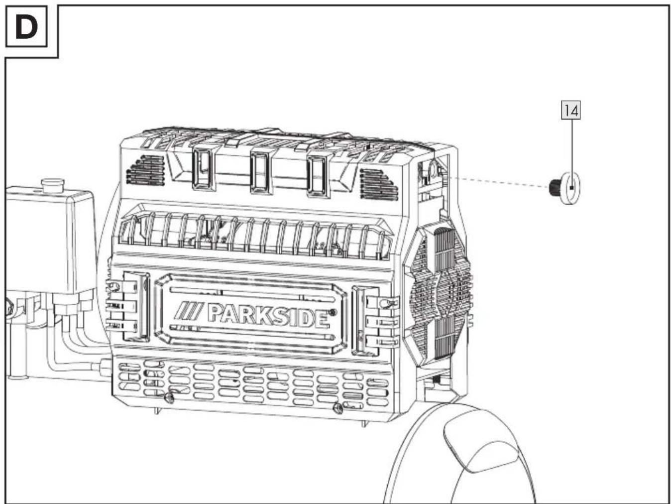 PARKSIDE PSKO 2410 B2 - COMPRESSEUR SILENCIEUX - 1