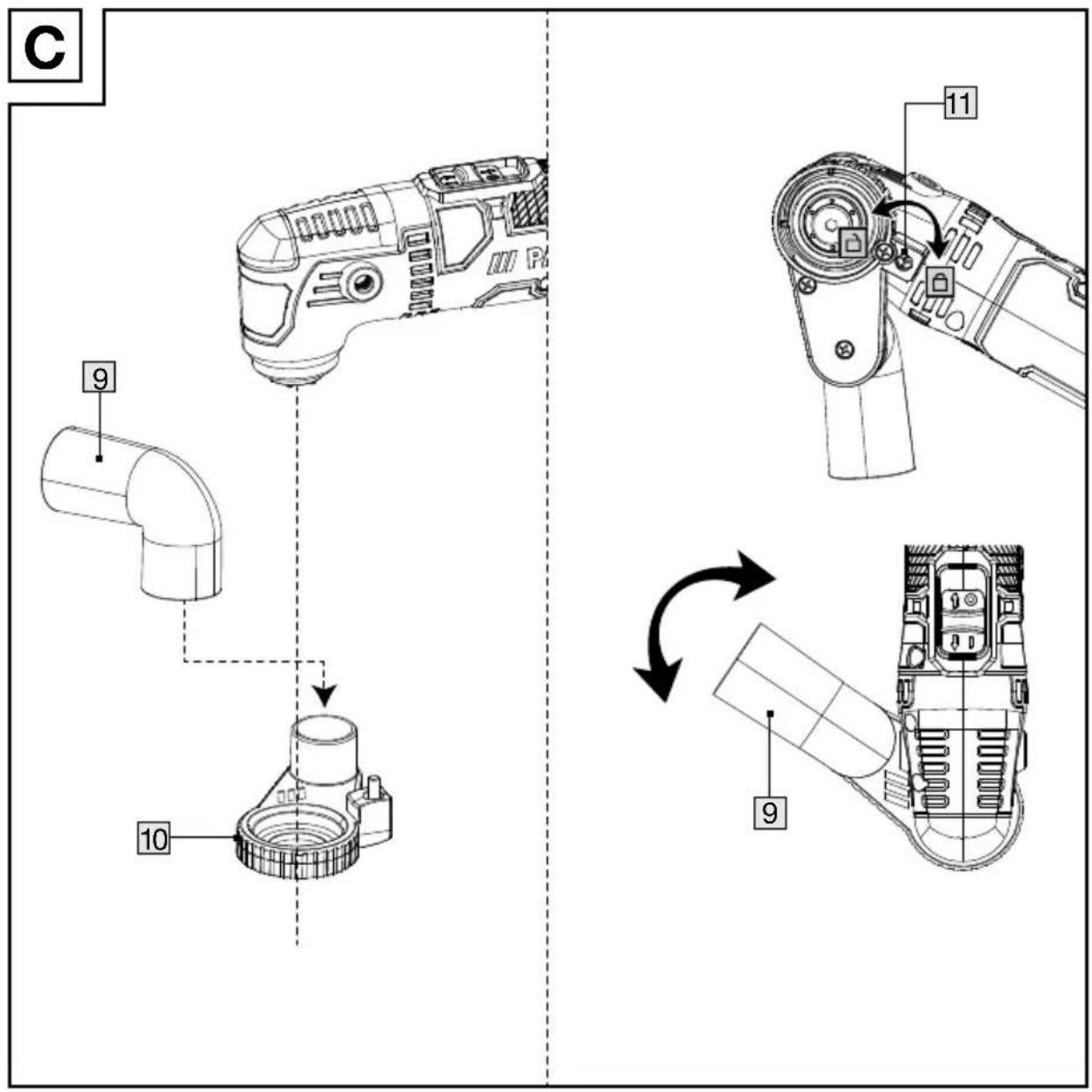 PARKSIDE PMFW 310 I6 - OUTIL MULTIFONCTION - 4