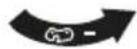 PARKSIDE PEKS 2200 C2 - Symbol on screw for chain quick-tensioning system - 1