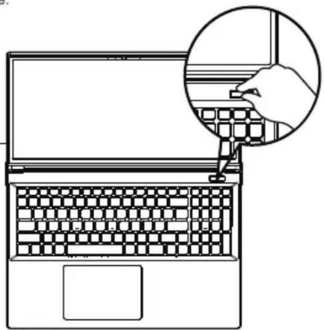 GIGABYTE G6X - Einschalten des Notebooks - 1