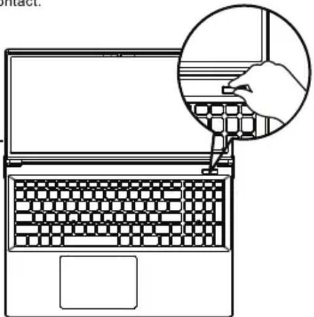 GIGABYTE G6X - De Notebook aanzetten - 1