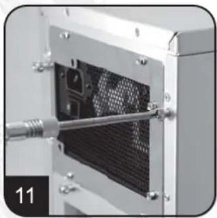 SILVERSTONE SST-TX300 - Pemasangan catu daya (Untuk perakitan sistem baru) - 4