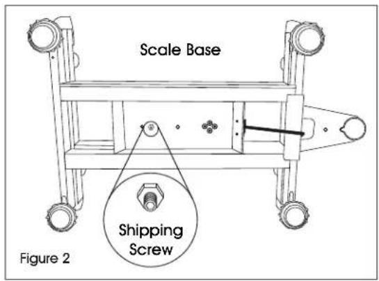 Uline H-5836 - REMOVING THE SHIPPING SCREW - 1