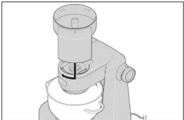 SILVERCREST SKMB 1000 A1 - Assembling the food processor - 1