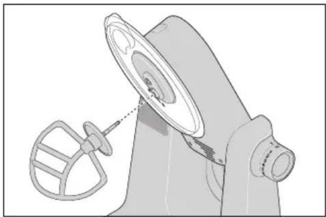 SILVERCREST SKMB 1000 A1 - Inserting the mixing tool - 1
