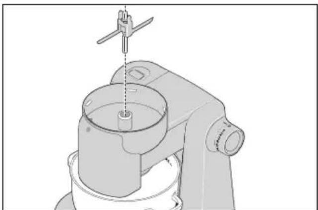 SILVERCREST SKMB 1000 A1 - Assembling the food processor - 2