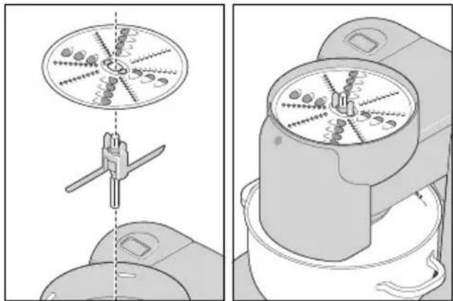SILVERCREST SKMB 1000 A1 - Sestavení food processoru - 3