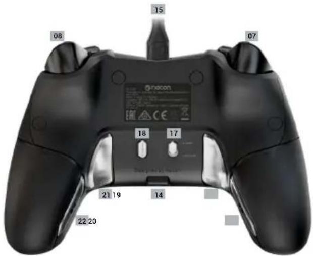 Nacon Revolution X Controller - Bedienelemente - 2