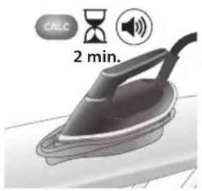 PHILIPS PerfectCare 6000 Series PSG6023 - Calc-Clean процесін Calc-Clean ыдысының көмегімен орындау - 10