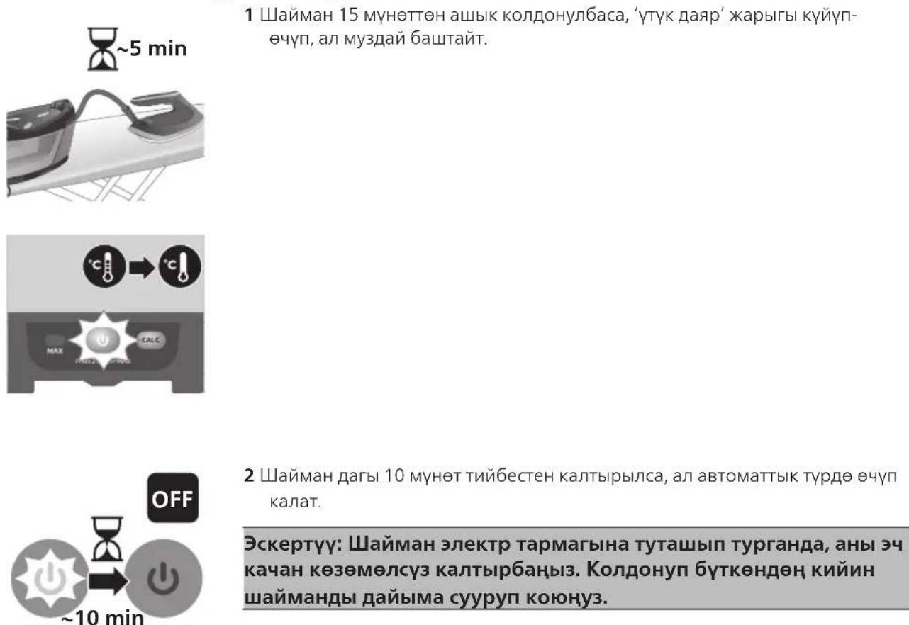 PHILIPS PerfectCare 6000 Series PSG6023 - Автоматтык түрдө өчүү - 1