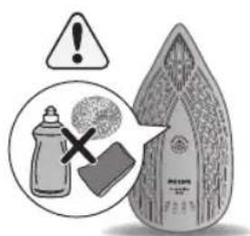 PHILIPS PerfectCare 6000 Series PSG6023 - De zoolplaat schoonmaken - 2