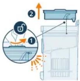 PHILIPS AquaTrio Series 7000 XW7264 - Manutenzione del sistema di gestione della polvere - 1