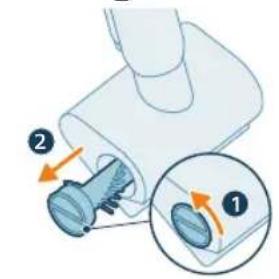 PHILIPS AquaTrio Series 7000 XW7264 - Vedligeholdelse af Mini TurboBrush - 1