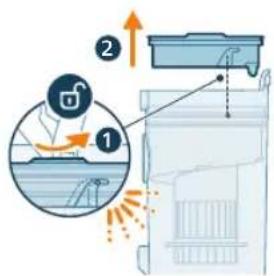 PHILIPS AquaTrio Series 7000 XW7264 - Onderhoud van het stofsysteem - 1