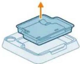 PHILIPS AquaTrio Series 7000 XW7264 - Pulizia del vassoio post-pulizia - 1