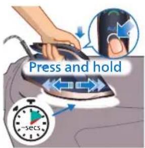 PHILIPS Azur 8000 Series DST8070 - Thay đổi các cải đặt hơi nước - 4