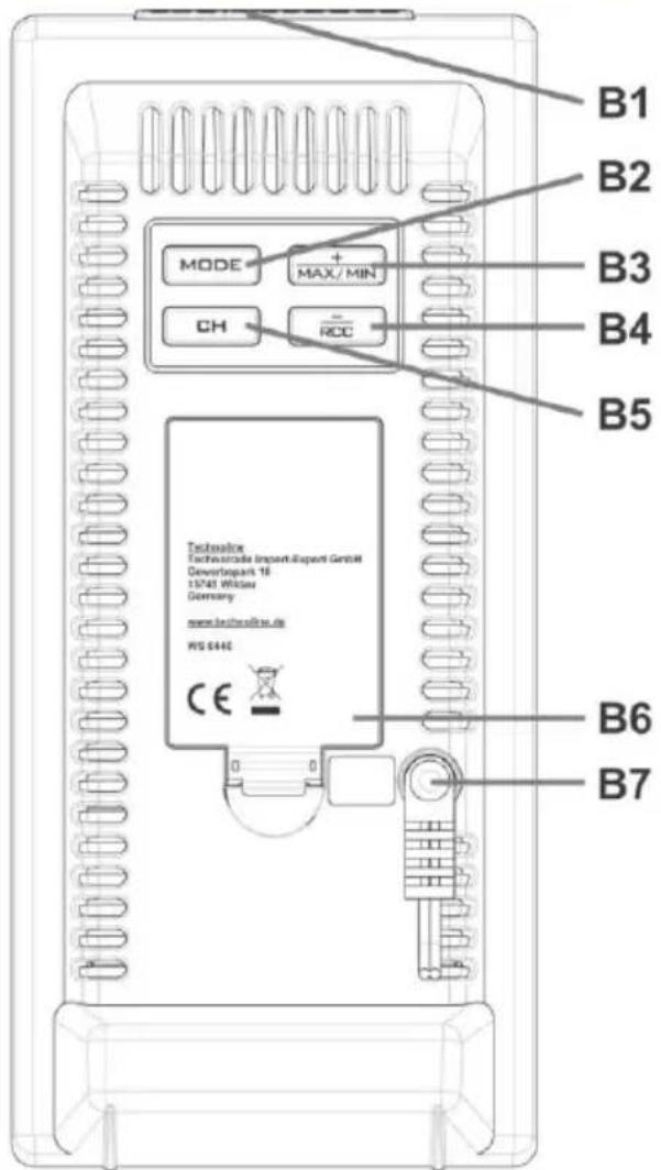 Techno Line WS6446 - Innentemperatur: - 2