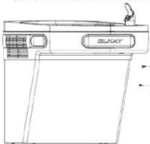 Elkay EZOOTL8WSLK - Right Hand Wrapper (High Side) - 1