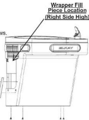 Elkay EZOOTL8WSLK - Right Hand Wrapper (High Side) - 2