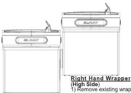 Elkay EZOOTL8WSLK - Left Hand Wrapper (Low Side) - 2