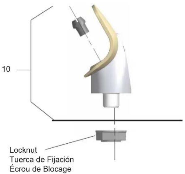 10 Locknut Tuerca de Fijación Écrou de Blocage