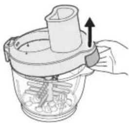 PHILIPS HR1507 - Utilisation de l'éplucheur d'ail - 10