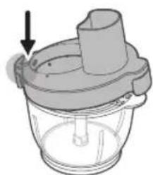 PHILIPS HR1507 - Utilisation des inserts à trancher/râper/granuler - 3