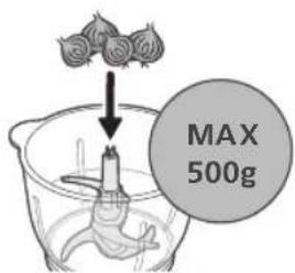 PHILIPS HR1507 - Kapoklio naudojimas - 2