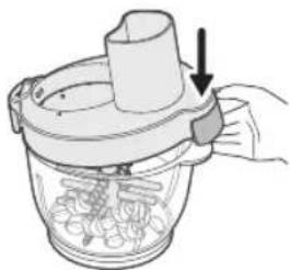 PHILIPS HR1507 - Використання насадки для чищення часнику - 4