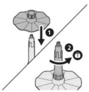 PHILIPS HR1507 - Vaahdotuslevyn käyttäminen - 1