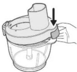 PHILIPS HR1507 - Използване на рендето за нарязване/рендето за настъргване/гранулиращата приставка - 3