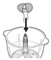 PHILIPS HR1507 - Brug af snitte-/rive-/granuleringsindsatserne - 11