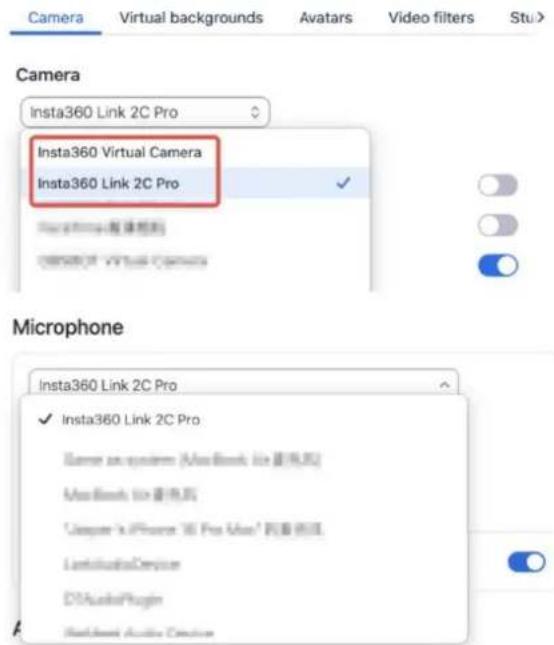 INSTA360 Link 2C Pro - Connexion à l'ordinateur - 1