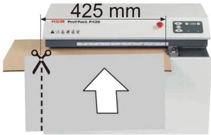 425 mm HSM ProfiPack P425 ▲ 滚色 滚色 ↑